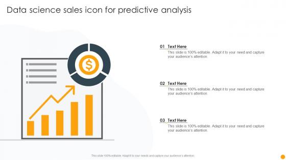 Data Science Sales Icon For Predictive Analysis