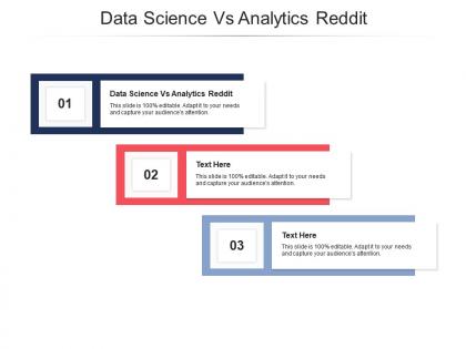 Data science vs analytics reddit ppt powerpoint presentation model samples cpb
