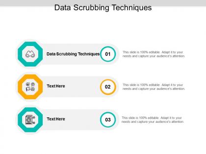 Data scrubbing techniques ppt powerpoint presentation gallery format cpb