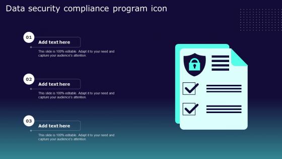 Data Security Compliance Program Icon