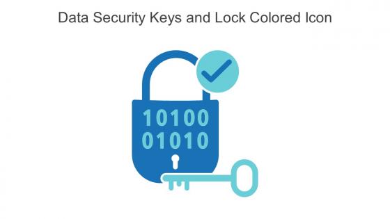 Data Security Keys And Lock Colored Icon In Powerpoint Pptx Png And Editable Eps Format