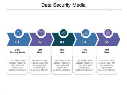 Data security media ppt powerpoint presentation summary gridlines cpb