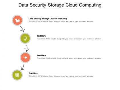 Data security storage cloud computing ppt powerpoint presentation styles shapes cpb