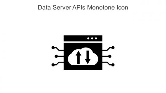 Data Server Apis Monotone Icon In Powerpoint Pptx Png And Editable Eps Format