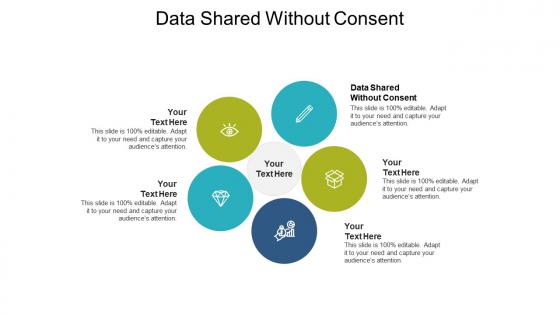 Data shared without consent ppt powerpoint presentation infographics slide download cpb