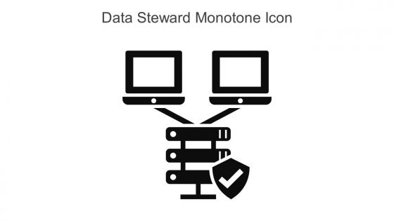 Data Steward Monotone Icon In Powerpoint Pptx Png And Editable Eps Format