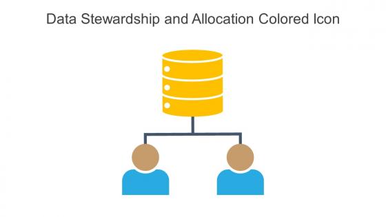 Data Stewardship And Allocation Colored Icon In Powerpoint Pptx Png And Editable Eps Format