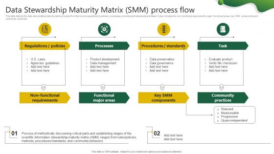 Data Stewardship Maturity Matrix Stewardship By Project Model