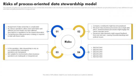 Data Stewardship Model Risks Of Process Oriented Data Stewardship Model