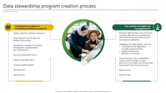 Data Stewardship Program Creation Stewardship By Project Model