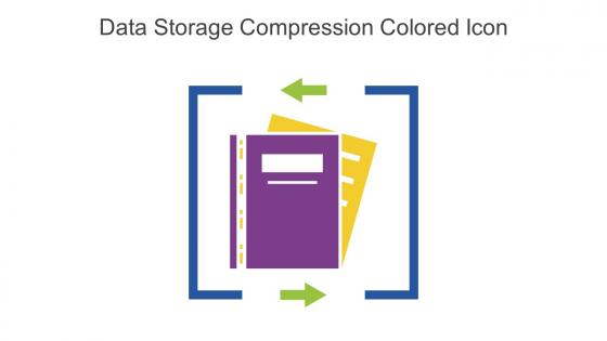 Data Storage Compression Colored Icon In Powerpoint Pptx Png And Editable Eps Format