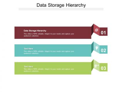 Data storage hierarchy ppt powerpoint presentation model smartart cpb