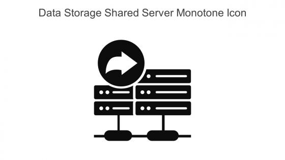 Data Storage Shared Server Monotone Icon In Powerpoint Pptx Png And Editable Eps Format