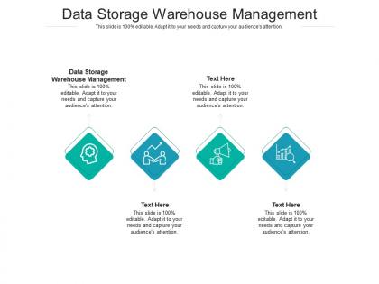 Data storage warehouse management ppt powerpoint presentation slides good cpb