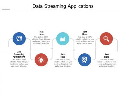 Data streaming applications ppt powerpoint presentation pictures layout cpb