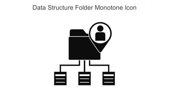 Data Structure Folder Monotone Icon In Powerpoint Pptx Png And Editable Eps Format