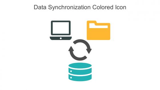 Data Synchronization Colored Icon In Powerpoint Pptx Png And Editable Eps Format