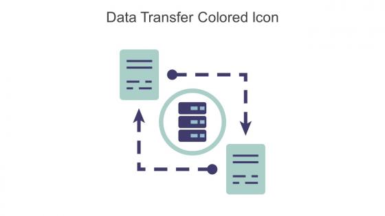 Data Transfer Colored Icon In Powerpoint Pptx Png And Editable Eps Format