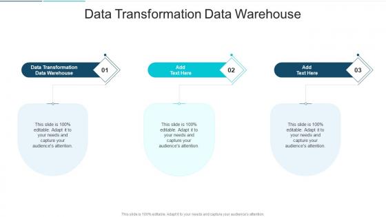 Data Transformation Data Warehouse In Powerpoint And Google Slides Cpb