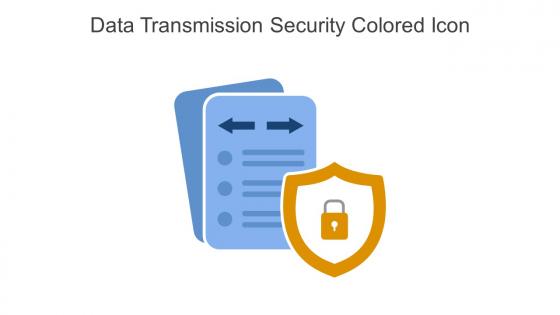 Data Transmission Security Colored Icon In Powerpoint Pptx Png And Editable Eps Format