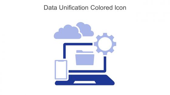 Data Unification Colored Icon In Powerpoint Pptx Png And Editable Eps Format