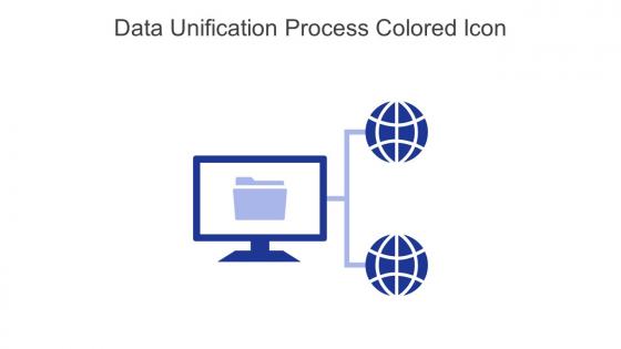 Data Unification Process Colored Icon In Powerpoint Pptx Png And Editable Eps Format
