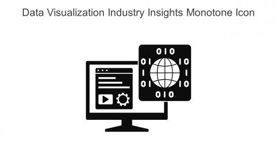 Data Visualization Industry Insights Monotone Icon In Powerpoint Pptx Png And Editable Eps Format