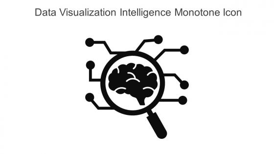 Data Visualization Intelligence Monotone Icon In Powerpoint Pptx Png And Editable Eps Format