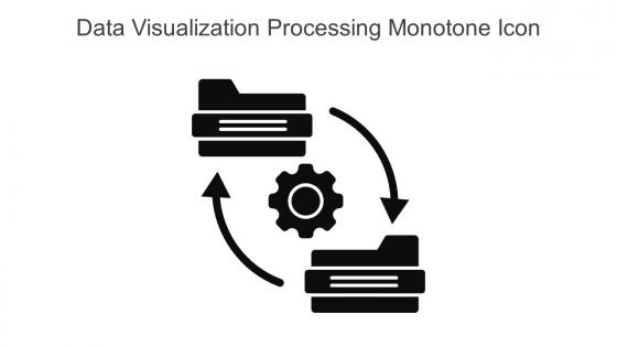 Data Visualization Processing Monotone Icon In Powerpoint Pptx Png And Editable Eps Format
