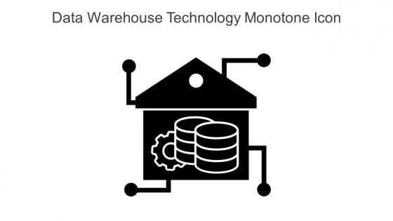 Data Warehouse Technology Monotone Icon In Powerpoint Pptx Png And Editable Eps Format