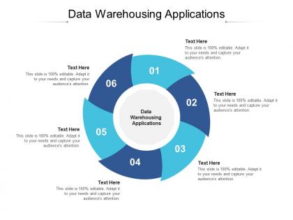 Data warehousing applications ppt powerpoint presentation icon slides cpb