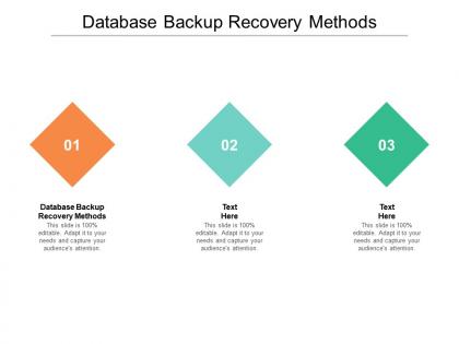 Database backup recovery methods ppt powerpoint presentation file rules cpb