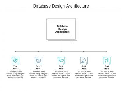 Database design architecture ppt powerpoint presentation summary microsoft cpb