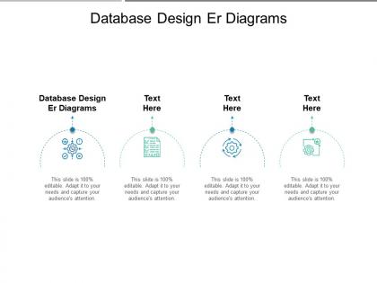 Database design er diagrams ppt powerpoint presentation outline gridlines cpb