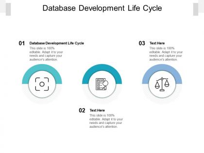 Database development life cycle ppt powerpoint presentation pictures smartart cpb