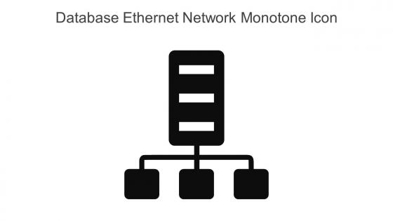 Database Ethernet Network Monotone Icon In Powerpoint Pptx Png And Editable Eps Format
