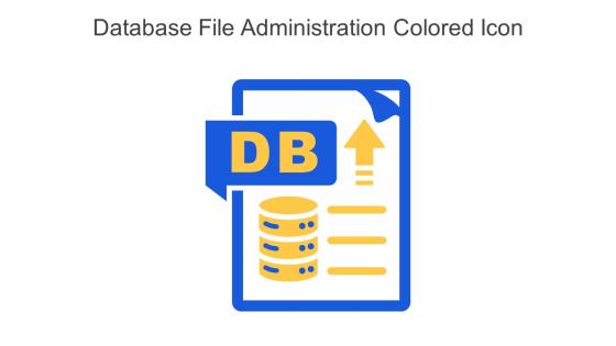 Database File Administration Colored Icon In Powerpoint Pptx Png And Editable Eps Format