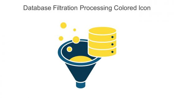 Database Filtration Processing Colored Icon In Powerpoint Pptx Png And Editable Eps Format