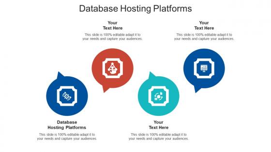 Database hosting platforms ppt powerpoint presentation outline smartart cpb