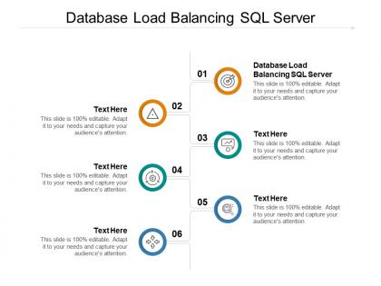 Database load balancing sql server ppt powerpoint presentation slides graphics cpb