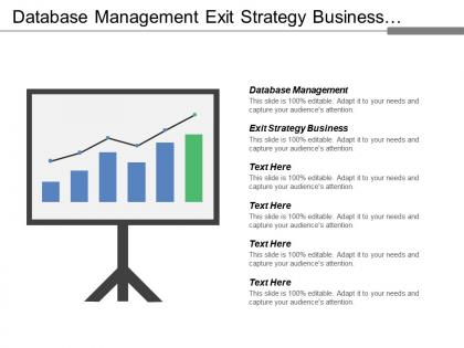 Database management exit strategy business technology trends strategic plan cpb