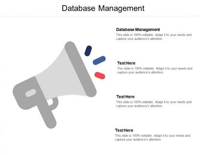 Database management ppt powerpoint presentation file samples cpb