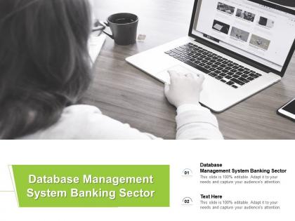 Database management system banking sector ppt powerpoint presentation layouts skills cpb
