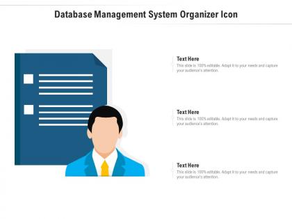 Database management system organizer icon