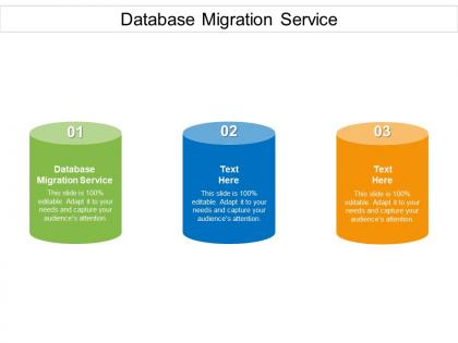 Database migration service ppt powerpoint presentation outline example cpb