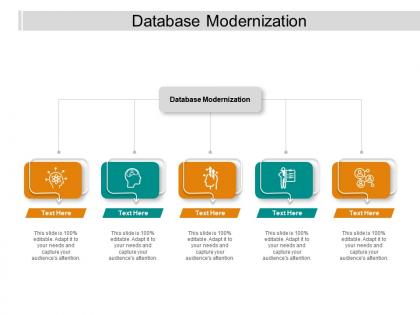 Database modernization ppt powerpoint presentation infographic template graphics template cpb