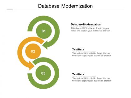 Database modernization ppt powerpoint presentation samples cpb