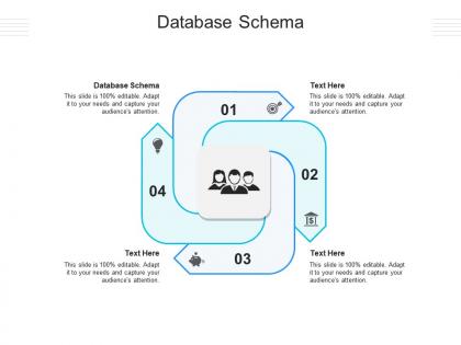 Database schema ppt powerpoint presentation portfolio grid cpb