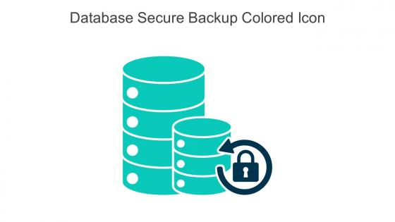 Database Secure Backup Colored Icon In Powerpoint Pptx Png And Editable Eps Format