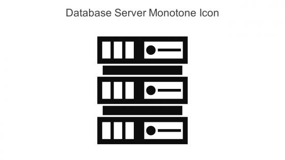 Database Server Monotone Icon In Powerpoint Pptx Png And Editable Eps Format